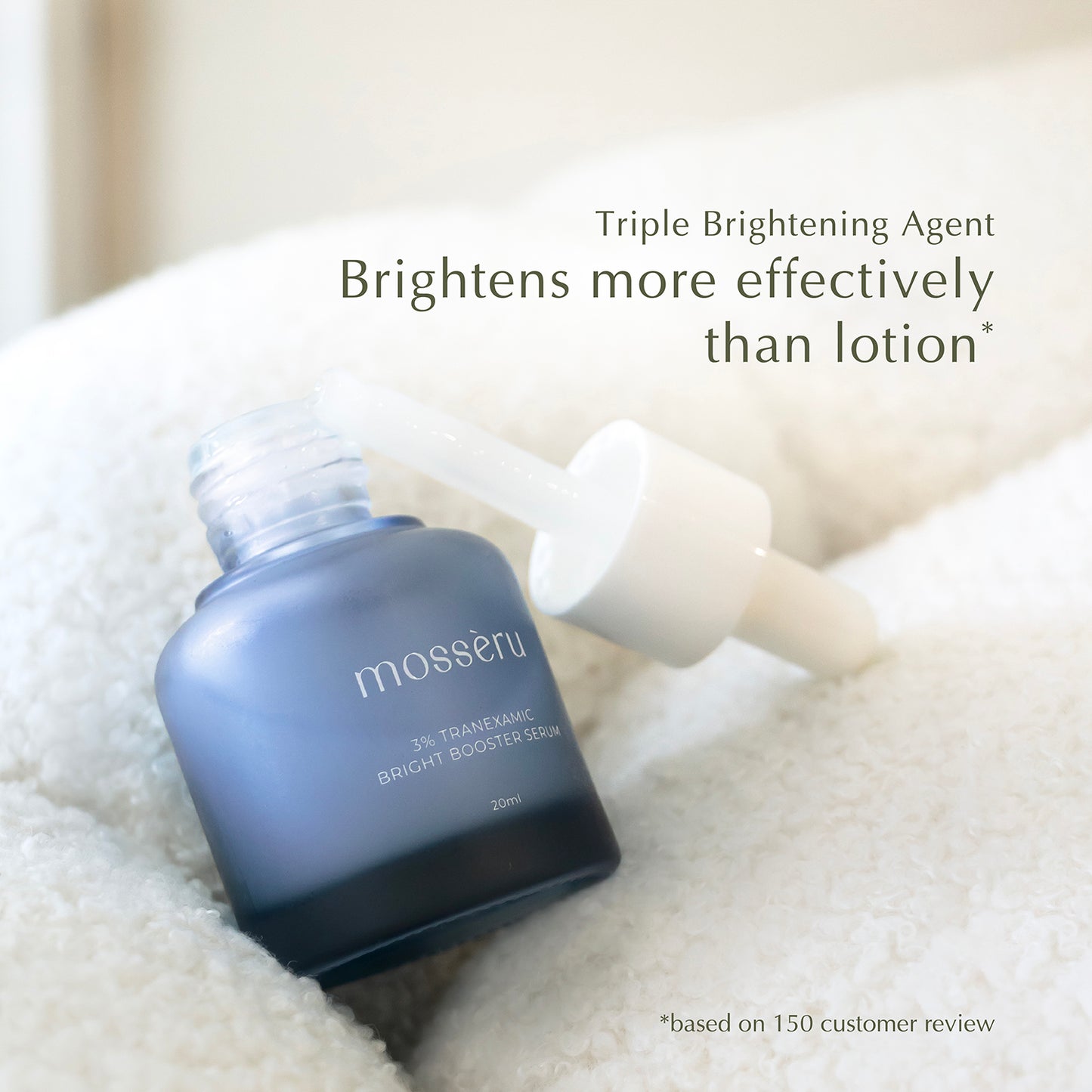 Mosseru Brightening Care – Brightens Dull Areas, Hydrates Deeply, Strengthens Skin Barrier – Gentle & Safe for Sensitive Skin