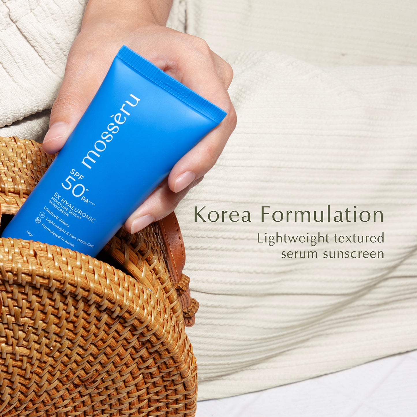 Mosseru Brightening Care – Brightens Dull Areas, Hydrates Deeply, Strengthens Skin Barrier – Gentle & Safe for Sensitive Skin