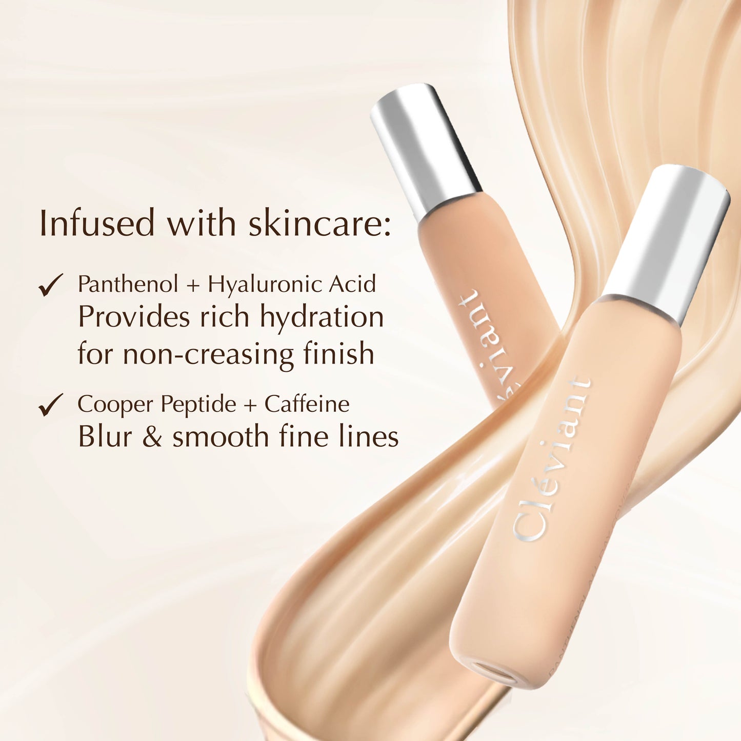 NEW Concealer - Panthenol All Day Cover Concealer | Medium-to-High Coverage | Lightweight Texture | Moisturizing | Non-Cakey | Transfer-Proof | Creamy | Makeup