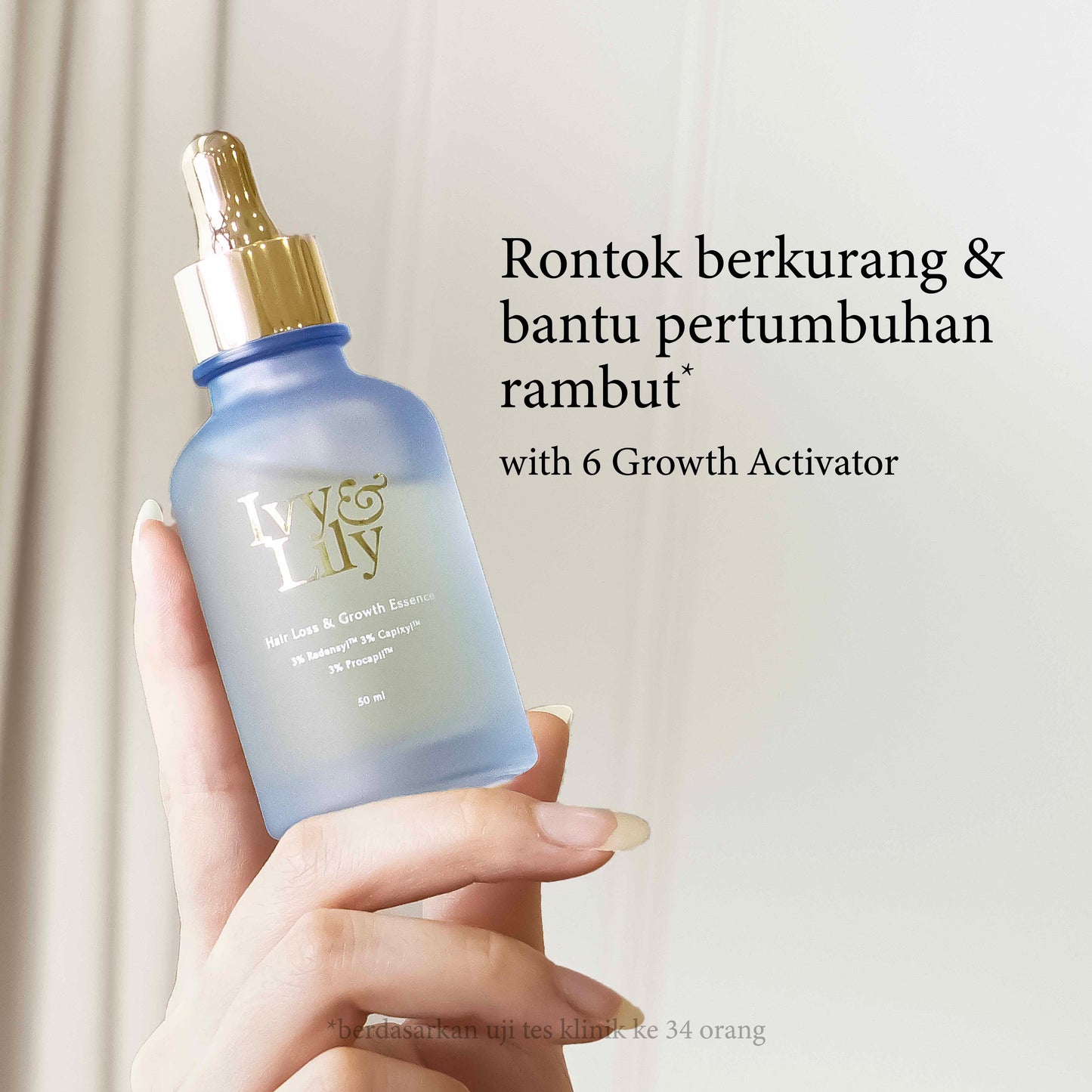 Hair Loss & Growth Essence - 50ml | Hair Essence | For Thinning & Hair Loss | Sensitive Scalp | Hair Care