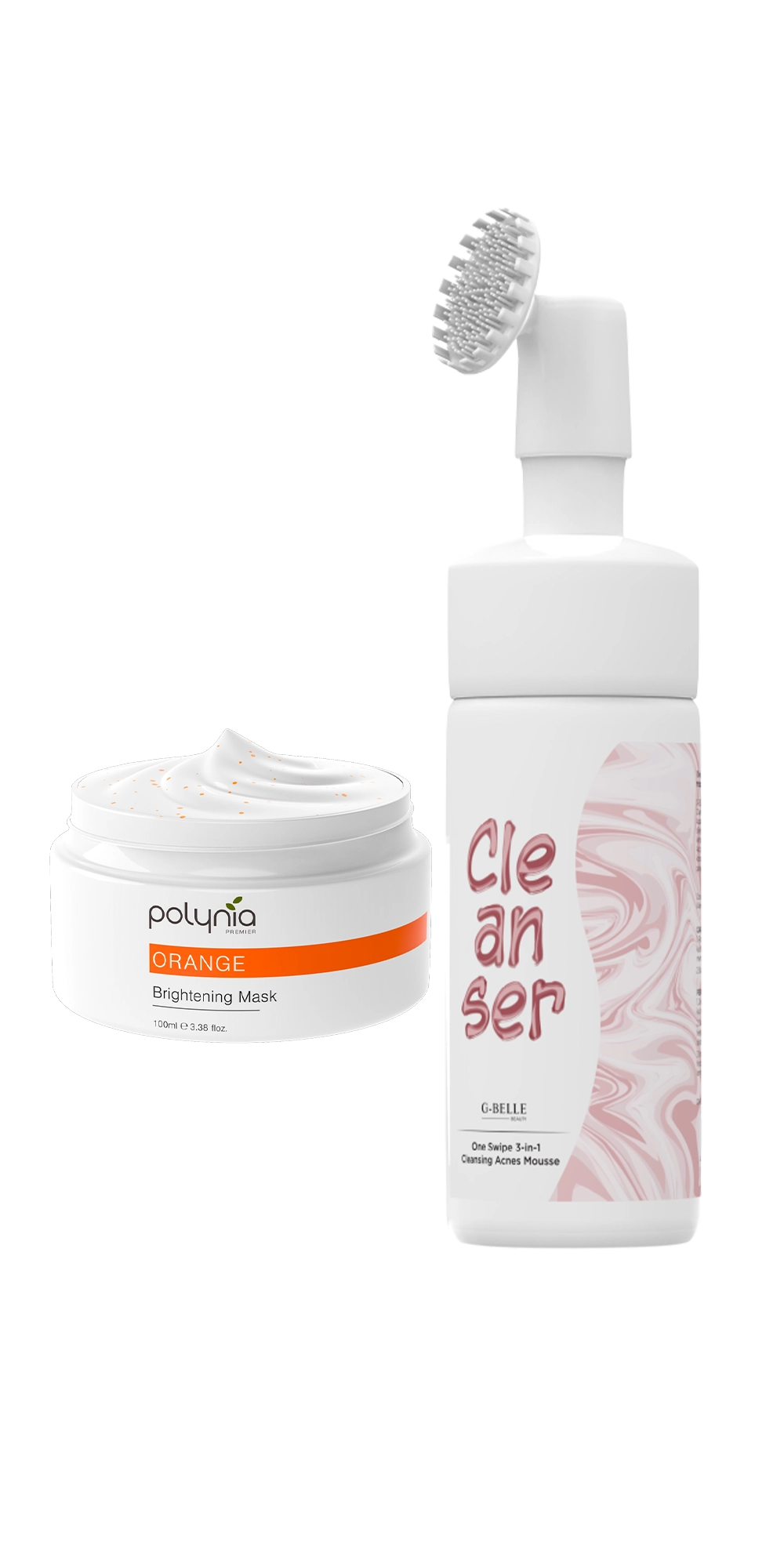 Acne Prevention Set - Fades Acne Scars with Vitamin C, Brightens Dull Skin - Deep Pore Cleansing with Gentle Exfoliation
