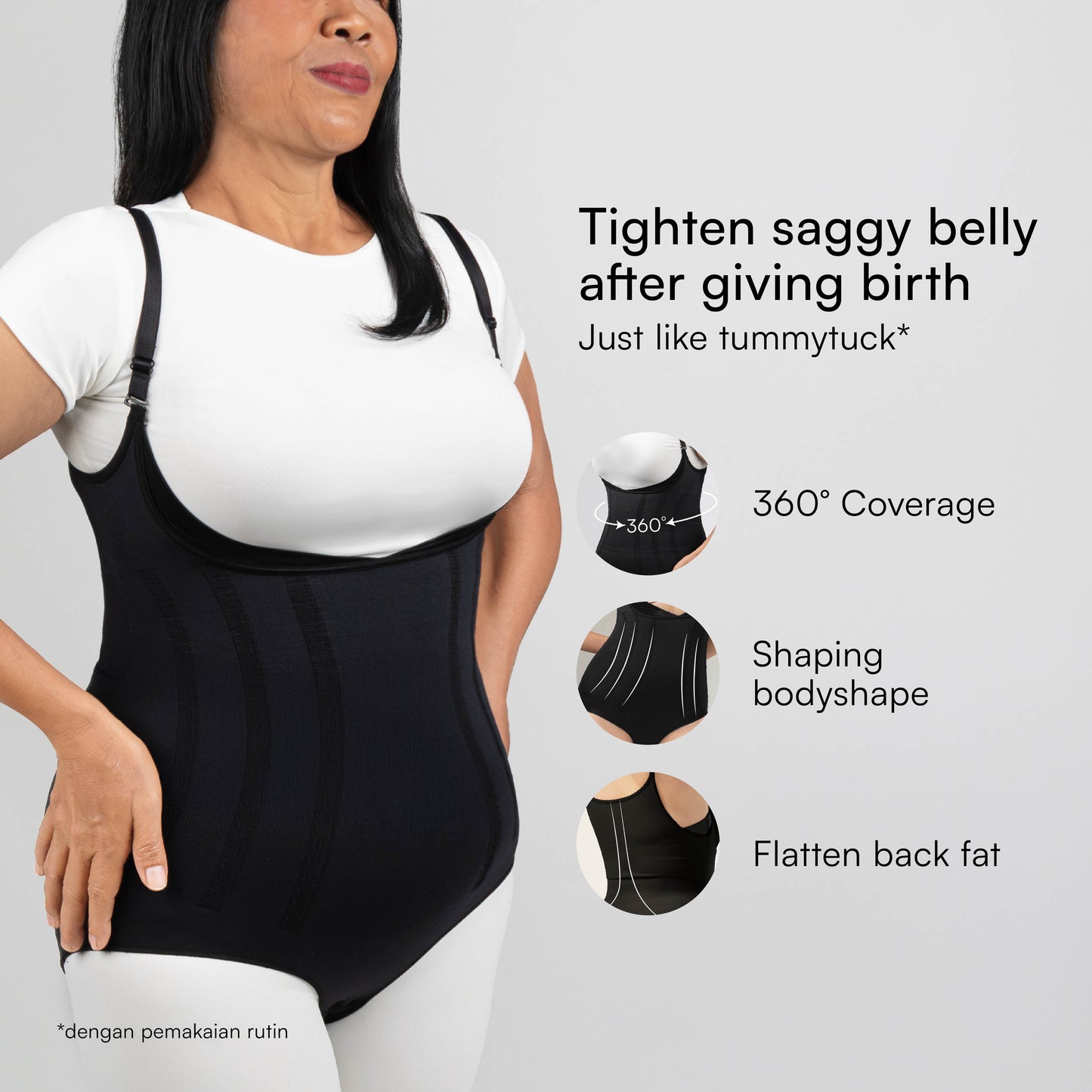 Bodyshaper Black - L