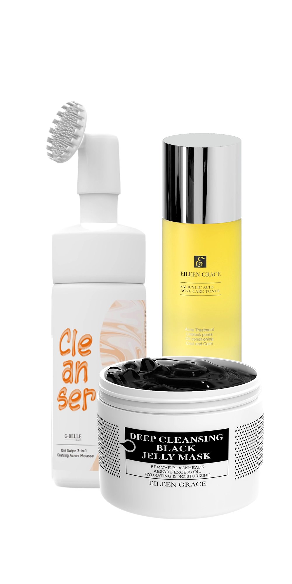 Deep Cleansing Set – Removes Impurities, Minimizes Pores, Brightens Skin Tone – Suitable for Daily Use on All Skin Types