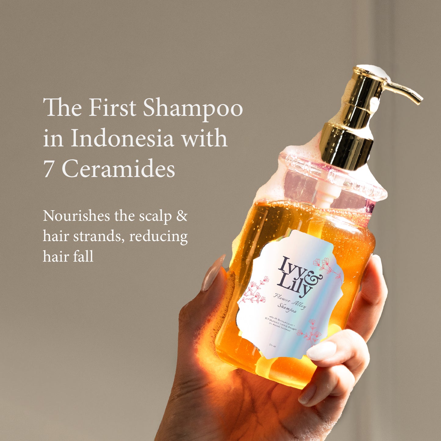 Flower Alley Hairfall Shampoo – Redensyl, Capixyl, Procapil, Moringa Extract & Ceramides – 275ml