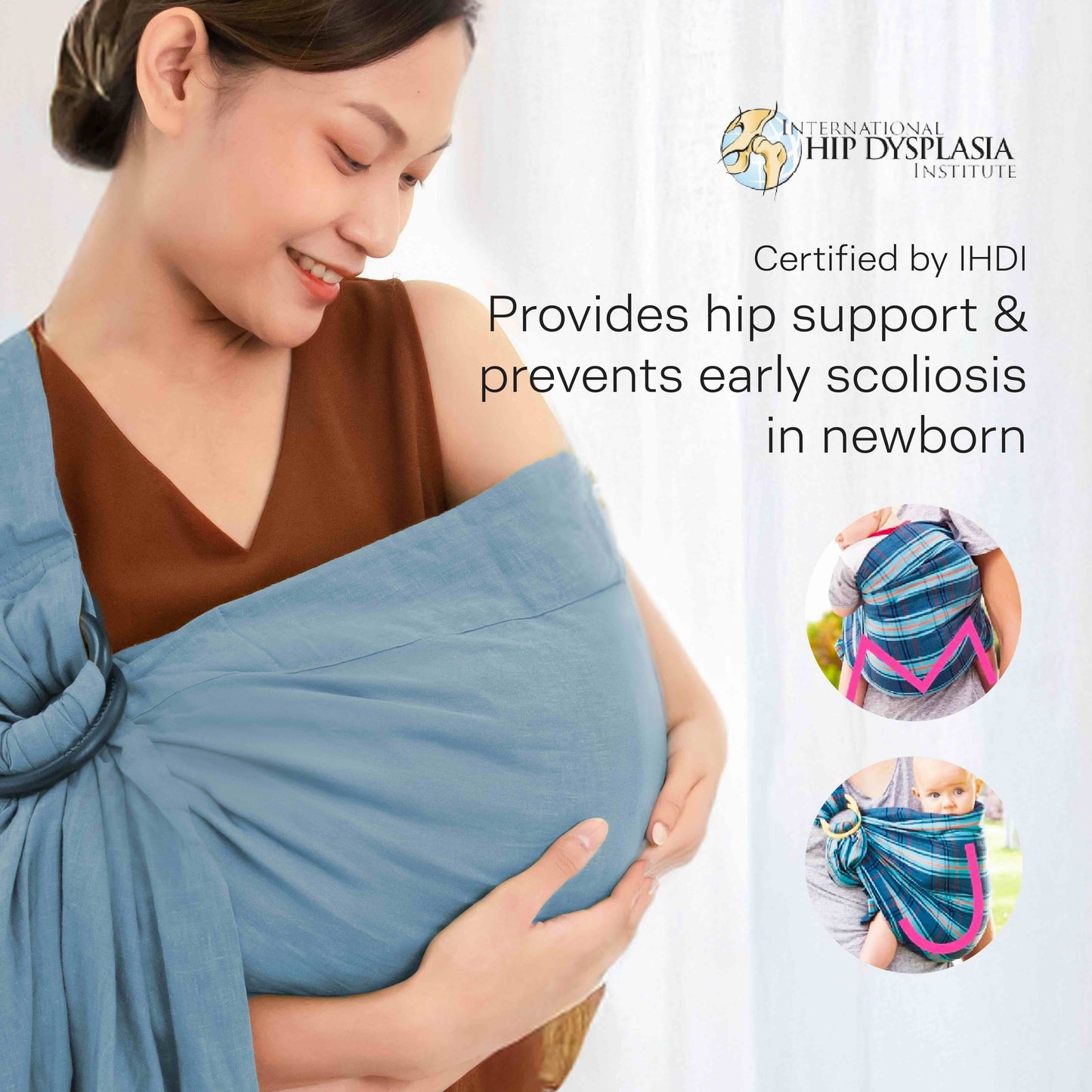 Ring Sling - Blue Gray