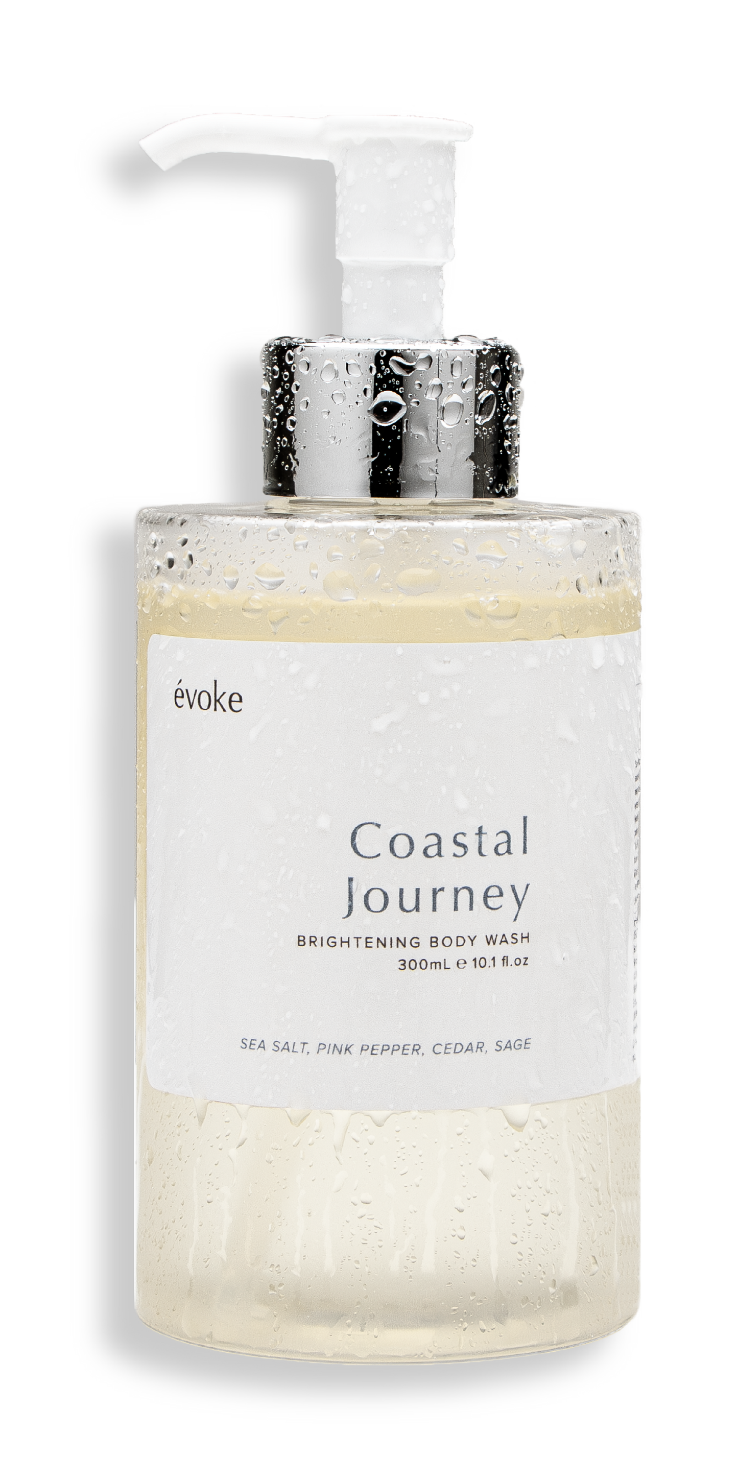 Coastal Journey Bodywash – Lemon, Sea Salt, Rose & Lavender Scent – Relieves Skin Irritation & Itchiness – 300ml