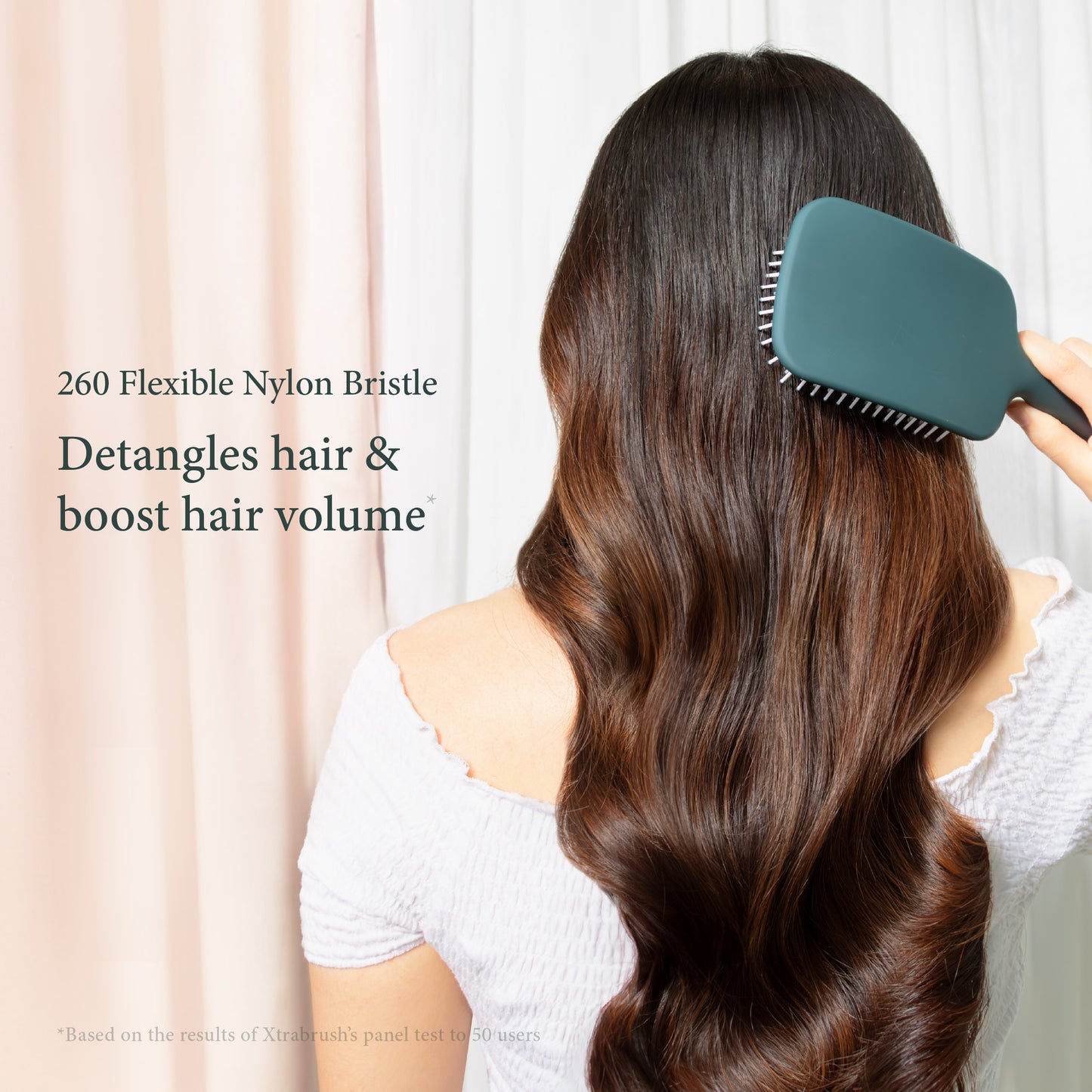 Xtrabrush – Anti-Tangle & Volumizing Brush – 260 Bristles