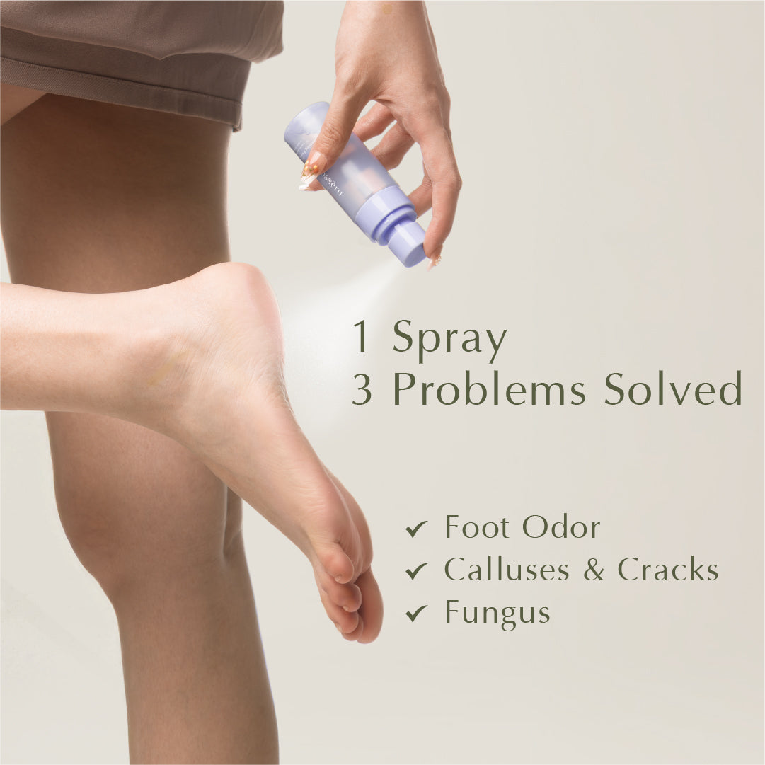 Cooling Foot Spray – Prevent Foot Odor, Reduce Calluses, and Relieve Cracked Heels – 50ml