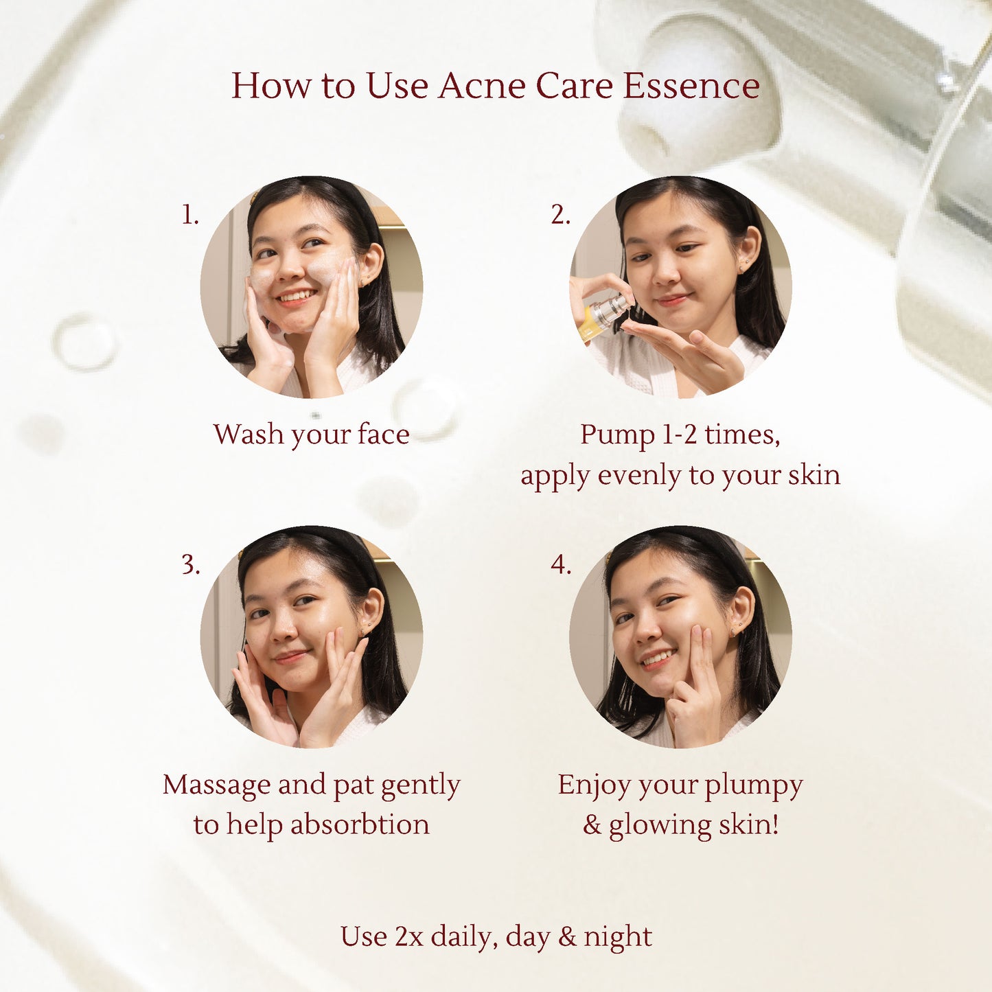 Acne Care Essence – Soothing & Hydrating Gel for Acne-Prone Skin – Prevents Acne, Reduces Redness & Increases Glowing Skin – 30ml