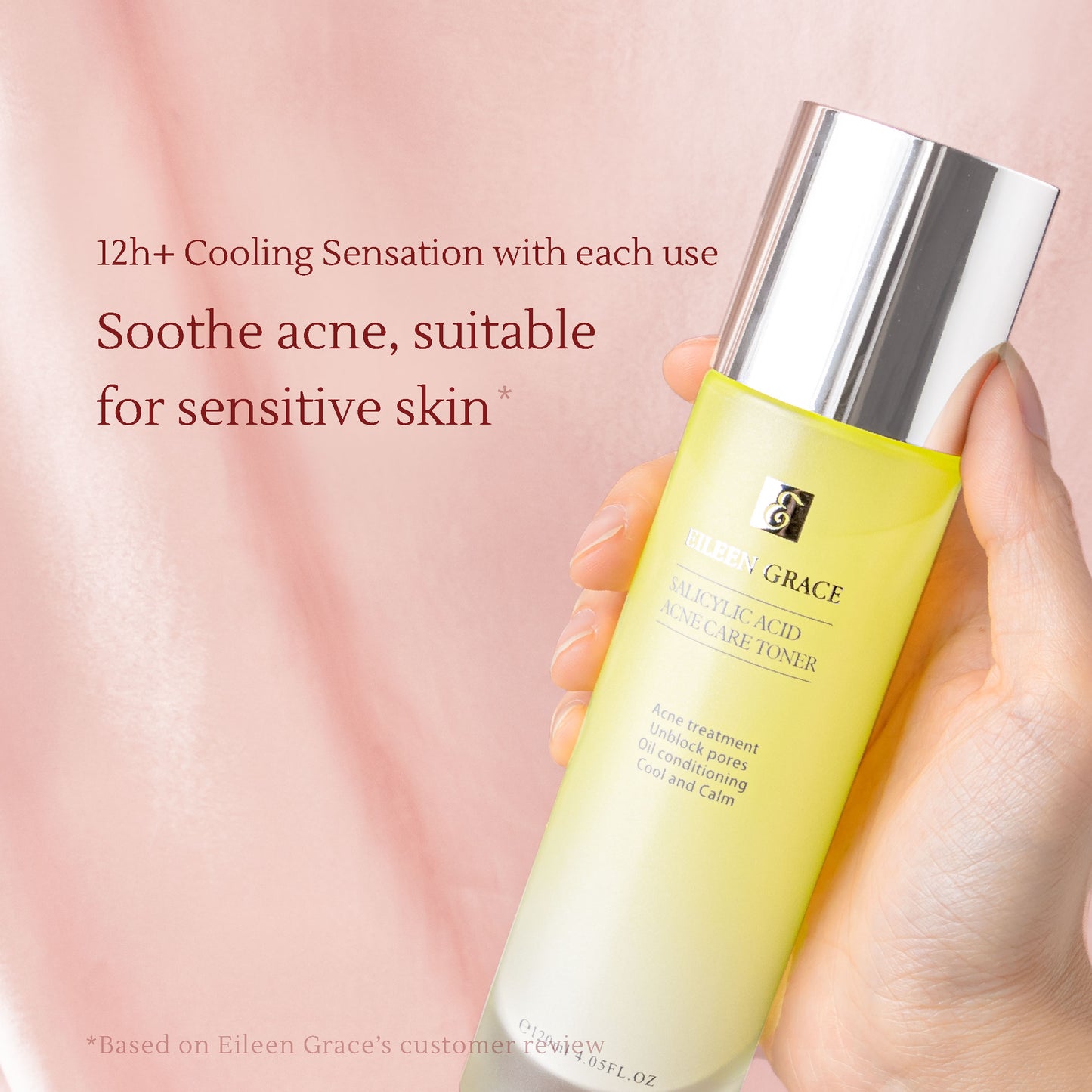 Salicylic Toner – Acne Treatment with Rose Water, Zinc Oxide & Vitamin C – Fades Acne Scars, Redness & Brightens Skin – 120ml