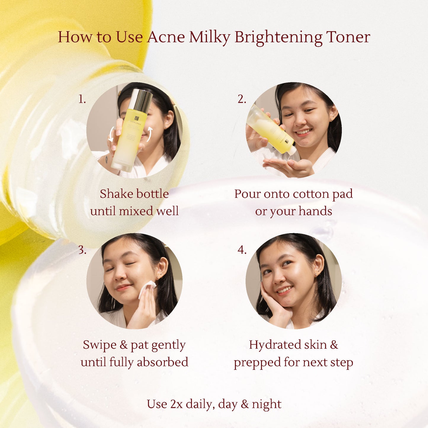 Salicylic Toner – Acne Treatment with Rose Water, Zinc Oxide & Vitamin C – Fades Acne Scars, Redness & Brightens Skin – 120ml