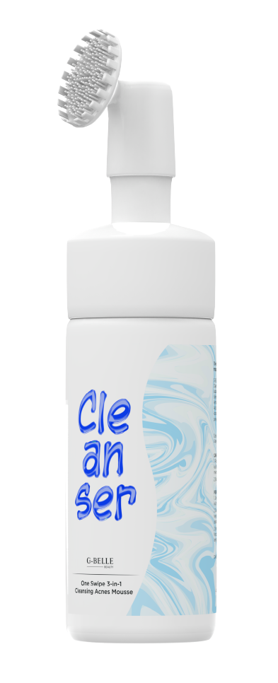Cleansing Moisturizing Mousse – 3-in-1 Facial Wash & Moisturizer with Soft Silicon Brush – Locks Moisture for 3 Days – 150ml