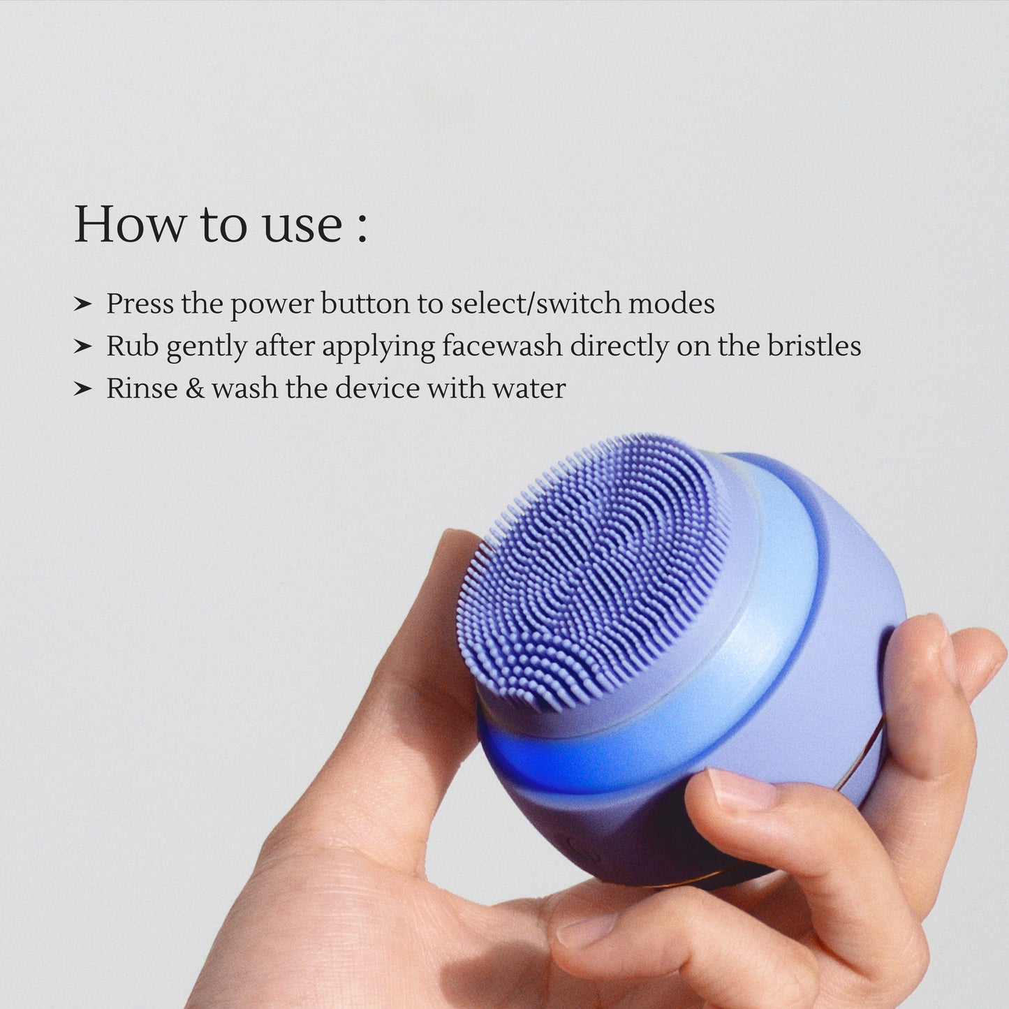 Facial Deep-Cleanser – Deep Cleansing, Pore Purification & Skin Lifting – Removes Oil & Dirt, Defines V-Shape Contour – All Skin Types