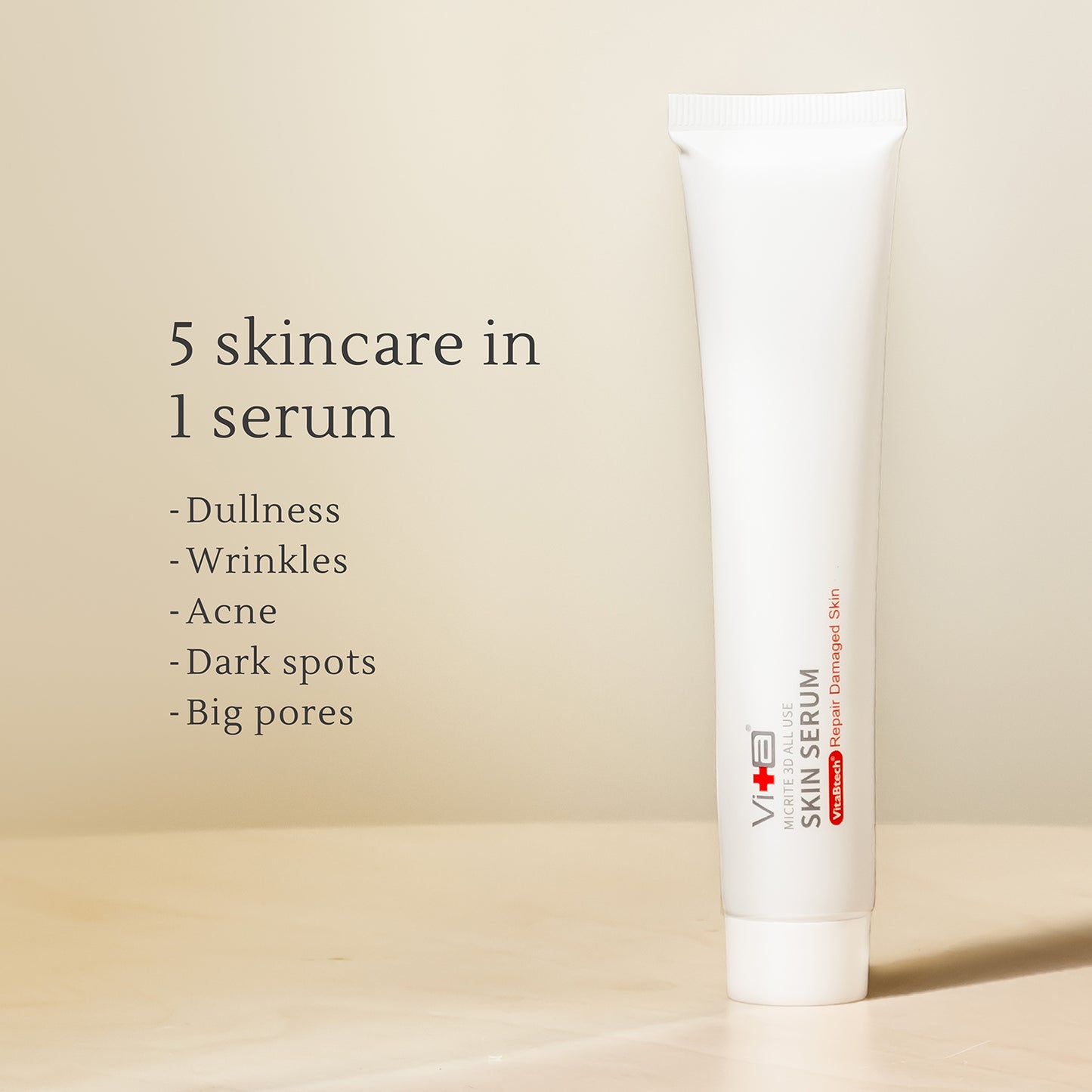 Micrite 3D Skin Serum – All-in-One Skin Repair Serum for Dull Skin, Acne, Fine Lines, & Uneven Skin Tone – 30ml