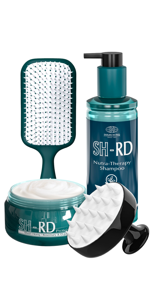 SHRD Smoother Hair Set – Smooths Hair Texture, Adds Shine, Tames Unruly Strands – Safe for All Hair Types, Including Chemically Treated Hair