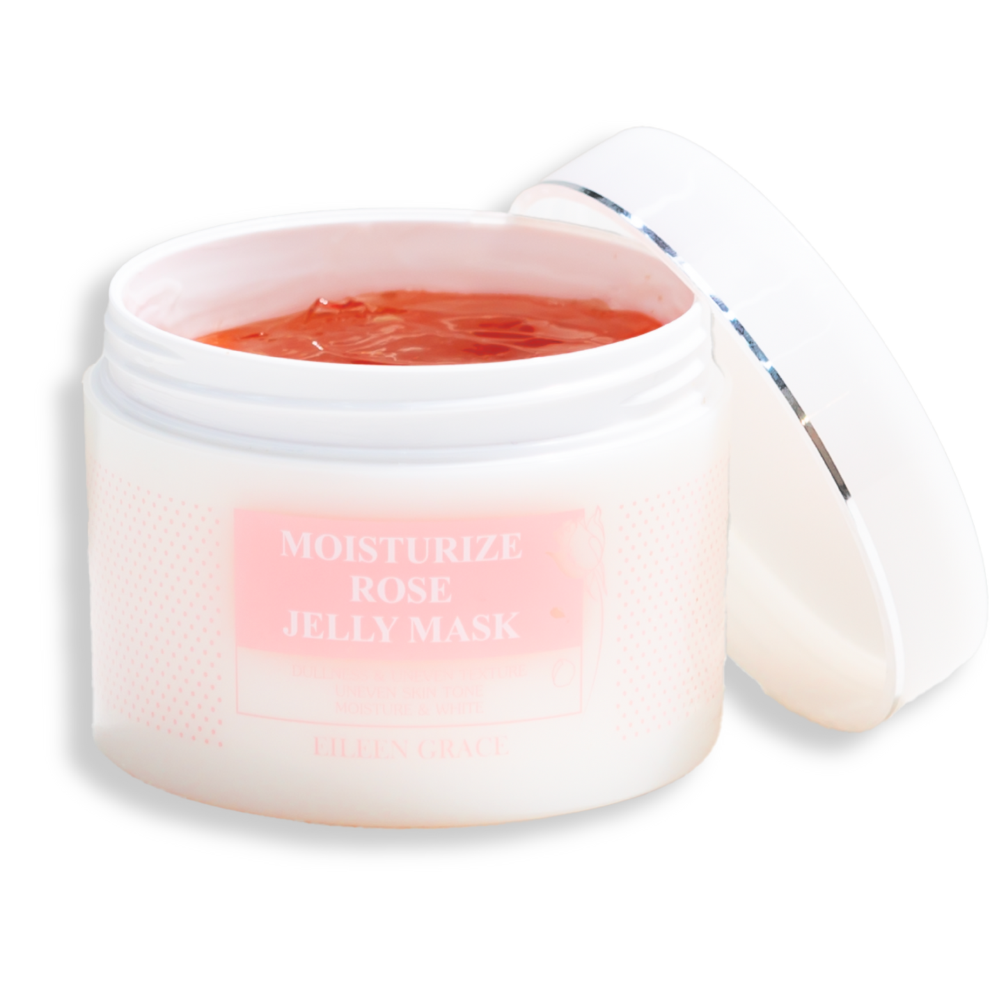 Rose Jelly Mask – Hydrating & Brightening Face Mask with Vitamin C, Bulgarian Rose, Centella & Hyaluronic Acid – Reduces Acne, Redness & Scars – 300ml