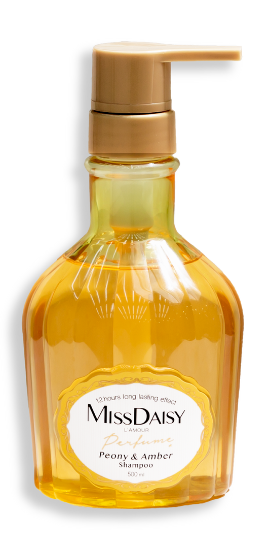 Peony & Amber Shampoo – Long-Lasting Fragrance & Dandruff Care – 500ml