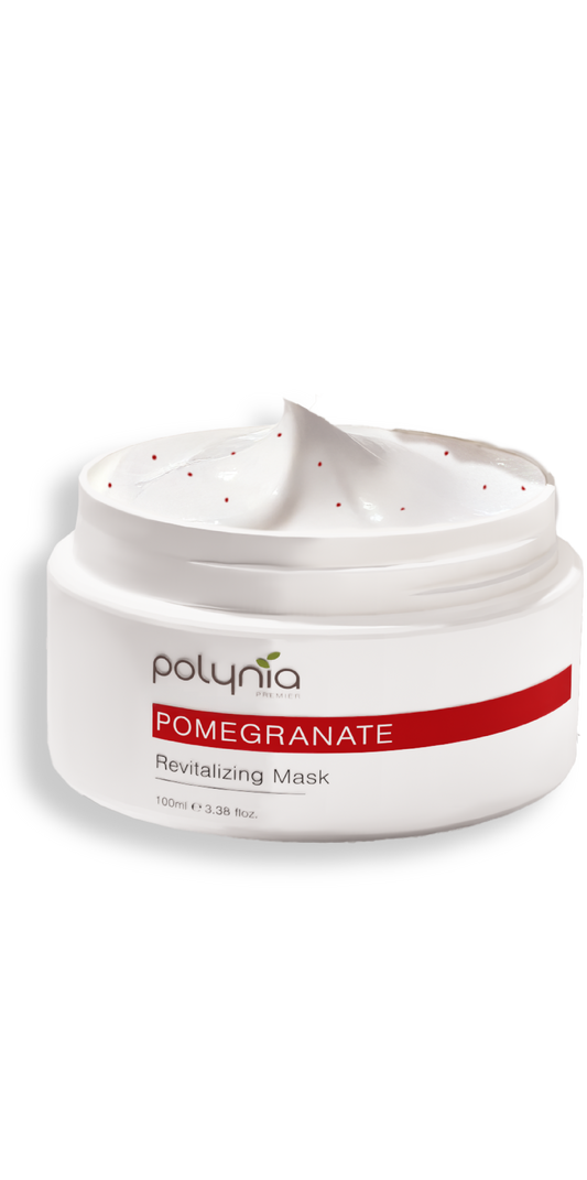 Pomegranate Mask – Brightening & Anti-Aging Face Mask with Pomegranate Extract, Niacinamide & Vitamin C – Fades Signs of Aging & Dullness – 100ml