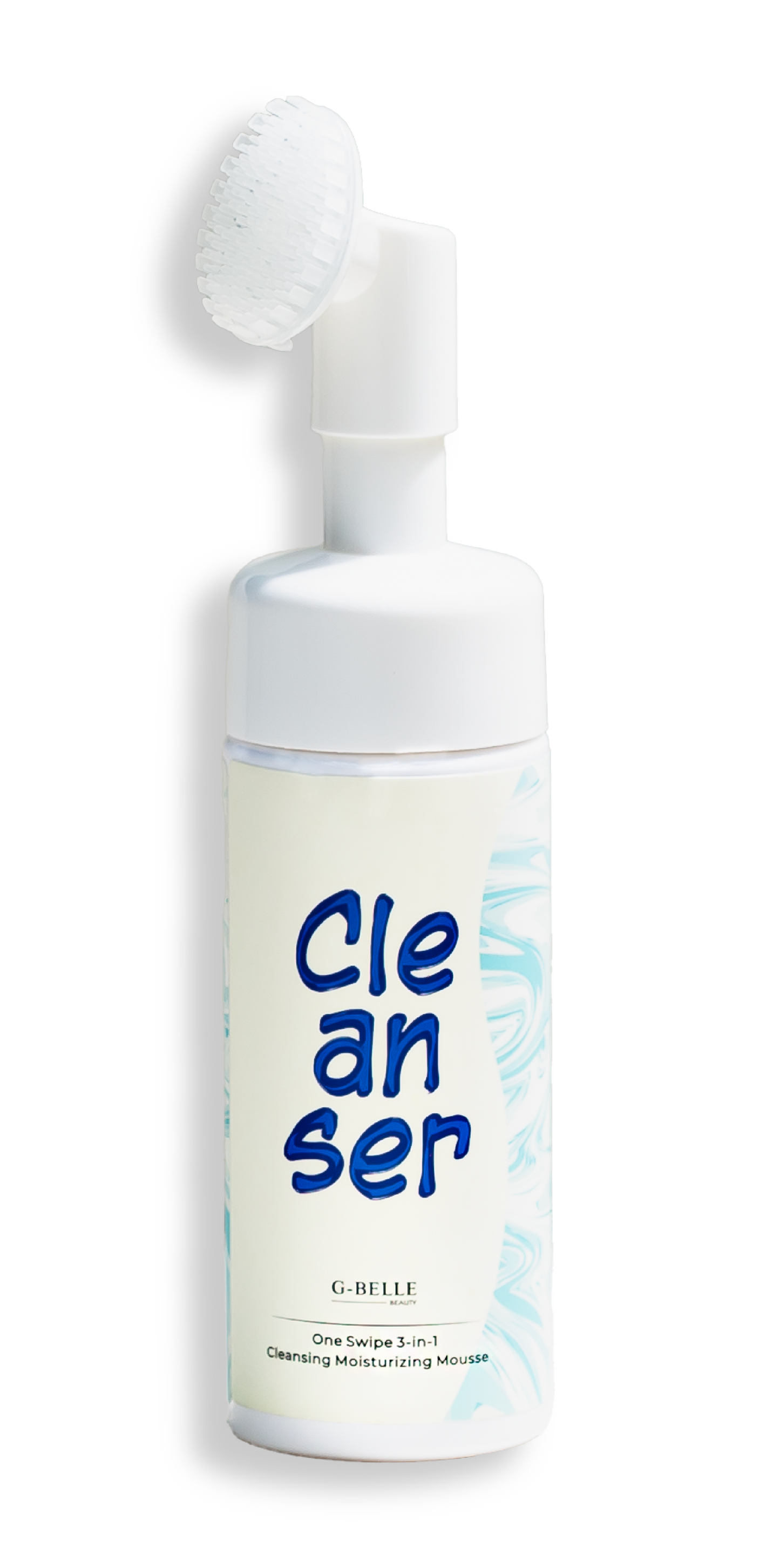 Cleansing Moisturizing Mousse – 3-in-1 Facial Wash & Moisturizer with Soft Silicon Brush – Locks Moisture for 3 Days – 150ml