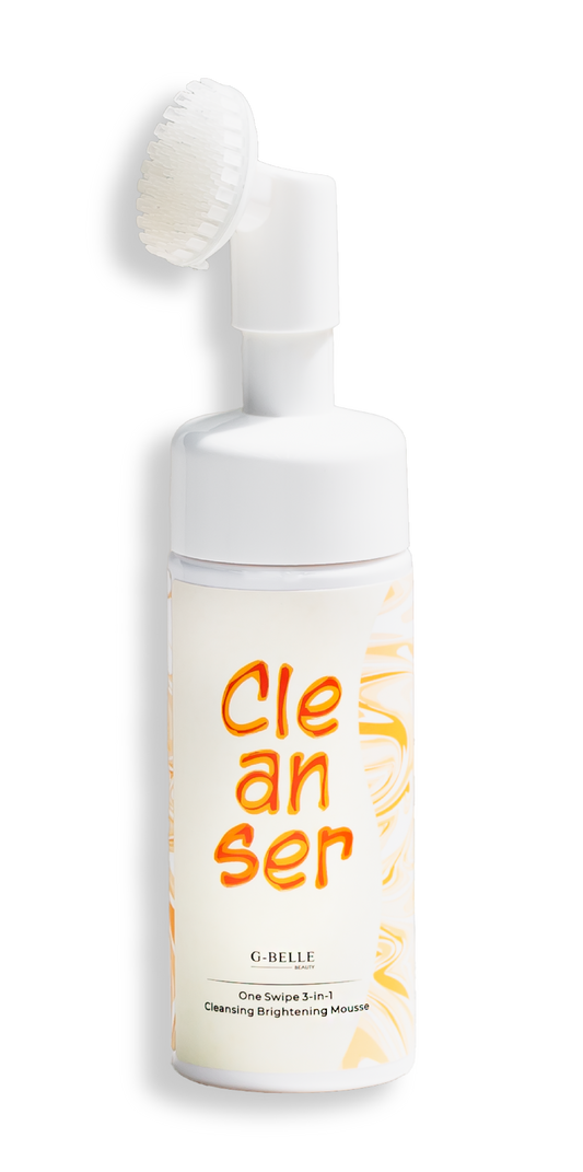 Cleansing Brightening Mousse – Dark Spot Removing Facial Wash with Softy Silicon Brush – 3-in-1 Brightening & Cleansing Effect – 150ml
