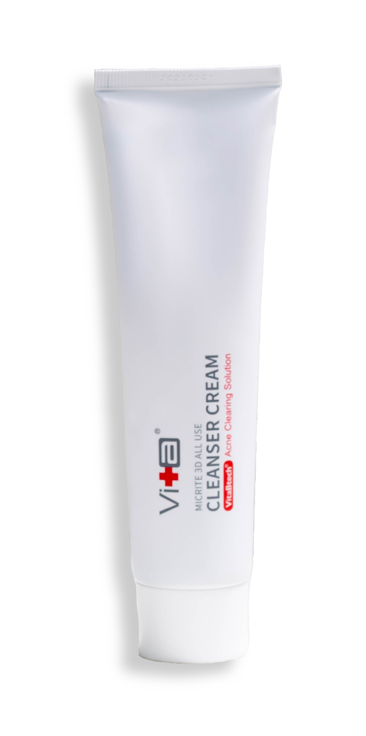 Micrite 3D Cleanser Cream – Daily Facial Cleanser with 1% Glycolic Acid & Hydrolyzed Hyaluronic Acid – Exfoliates, Hydrates & Revives Dull, Dry Skin – 100ml