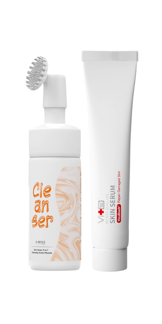 Spot-Free Set – Targets Blemishes, Improves Skin Texture, Evens Out Skin Tone – Suitable for Sensitive and Acne-Prone Skin