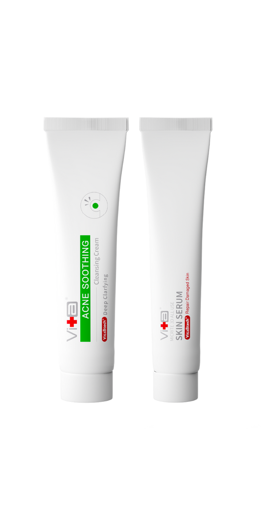 Swissvita Intensive Acne Solution - Calms Redness, Removes Dirt and Oil, Repairs Skin Barrier - Suitable for Sensitive Skin