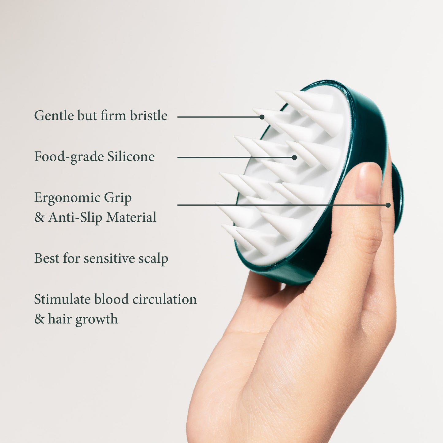Scalp Massage Comb – Hair Growth Stimulator & Dandruff Remover
