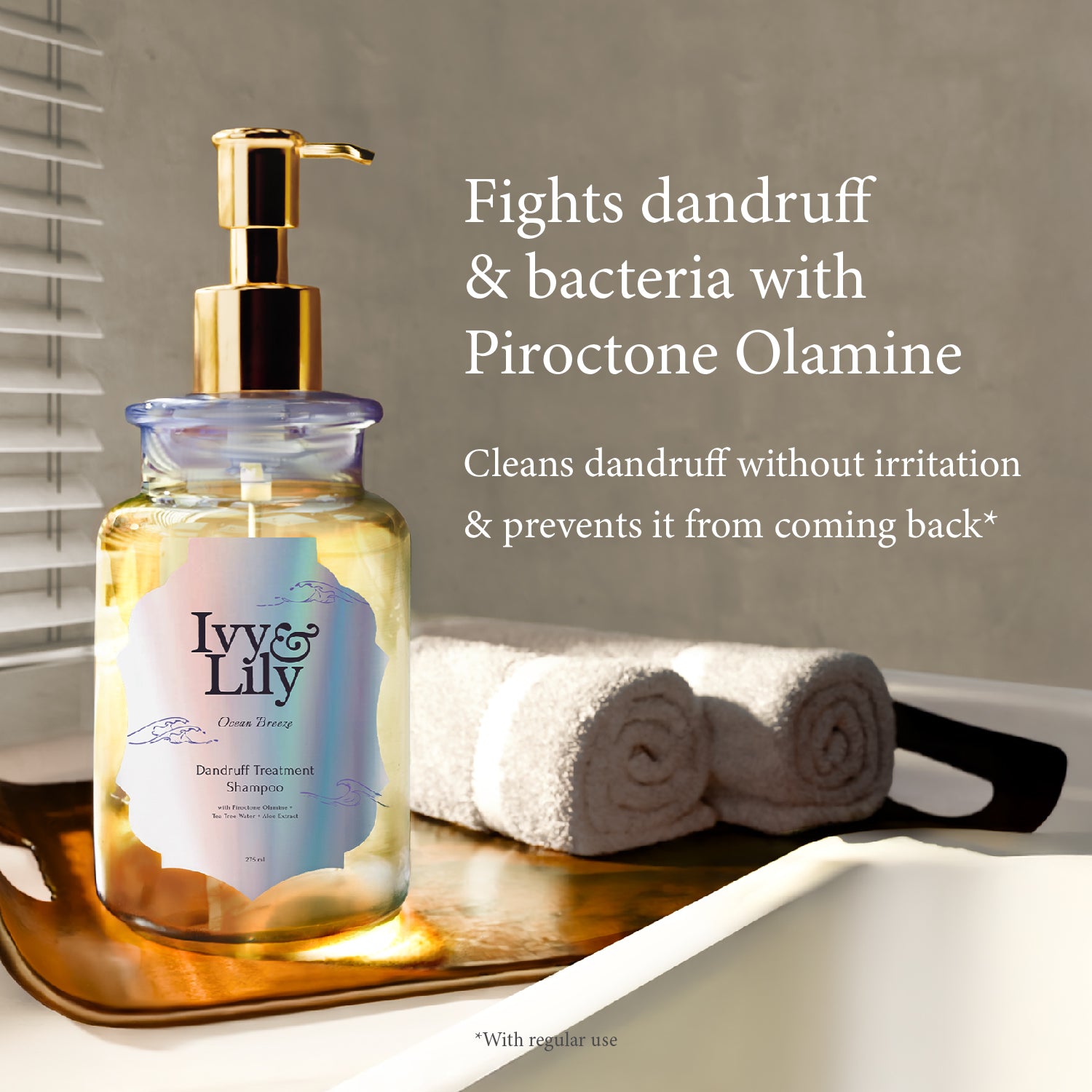 Ocean Breeze Shampoo with Piroctone Olamine - Benefits